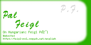 pal feigl business card